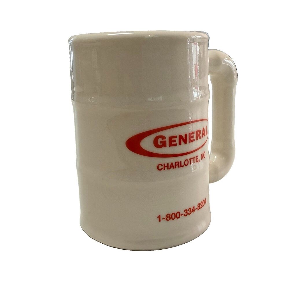 Kingwood Oil Drum Barrel Coffee Mug General Charlotte NC USA Collectable - Picture 8 of 11